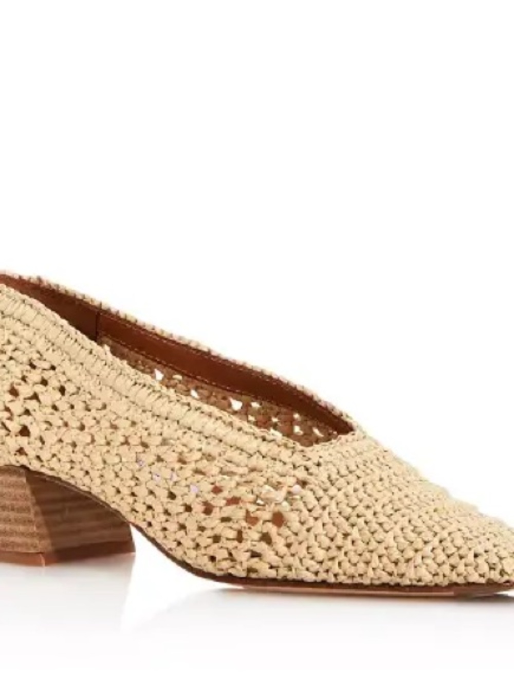 Miista Noa raffia heel